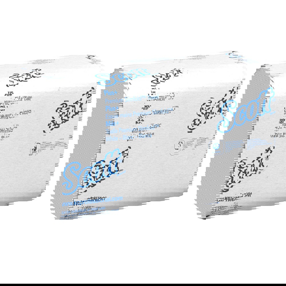 Slimfold Towels, 1-Ply, 7.5 x 11.6, White, 90/Pack, 24 Packs/Carton